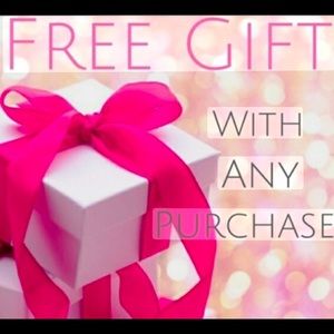 Free gift with ANY purchase! 🎁 💝 Thank you for helping my closet grow ❤️